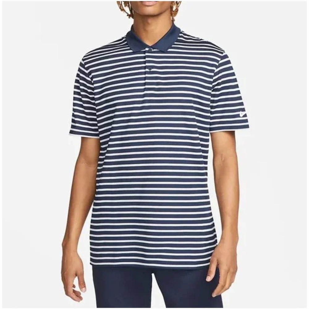 Nike Victory Golf Polo Shirt Mens Size‎ M 725520-419 Blue White